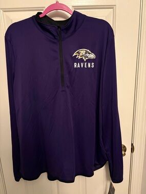 Fanatics Purple Pullover with Logo Tag